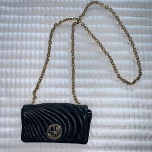 Henri Bendel Black Quilted Crossbody Bag